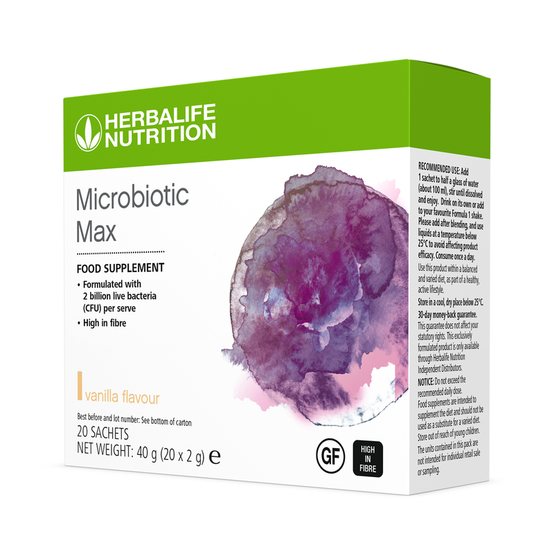Herbalife Microbiotic Max Vanilla probiotic prebiotic supplement