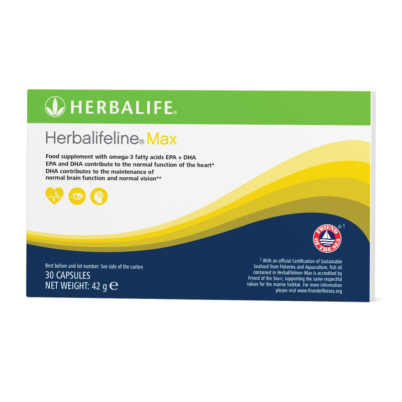 Herbalife Herbalifeline Max omega-3 fish oil supplement 30 capsules