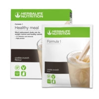 Herbalife Formula 1 Cookie Crunch sachets pack of 7 meal replacement
