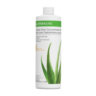 Herbalife Aloe Concentrate Mango digestive wellness drink 473ml bottle