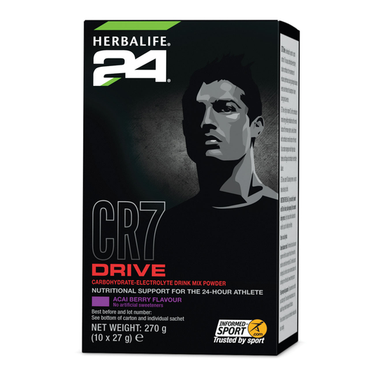 Herbalife CR7 Drive Acai Berry sachets 10-pack sports drink