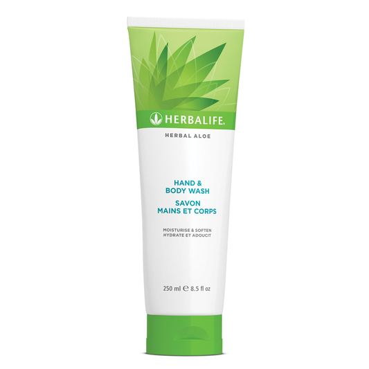 Herbalife Herbal Aloe Hand Body Wash gentle aloe cleanser 250ml