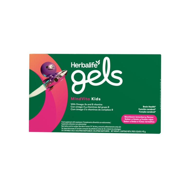 Herbalife MindVita Kids Lemonberry cognitive chewable gels 30-pack