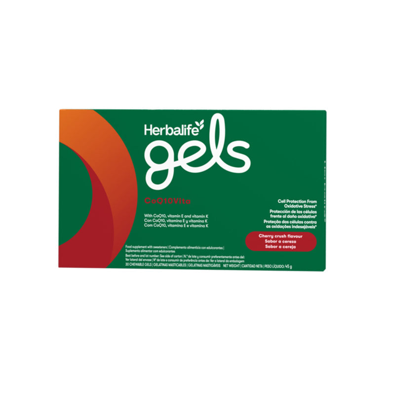 Herbalife CoQ10Vita Cherry Crush chewable antioxidant gels 30-pack