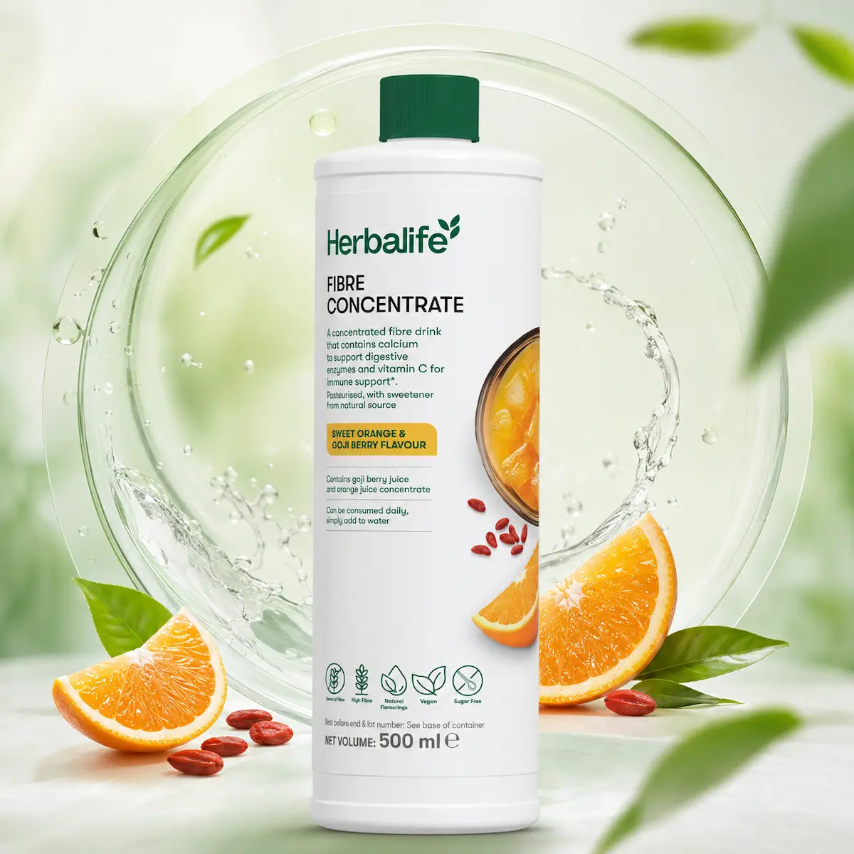 Fibre Concentrate Sweet Orange & Goji Berry Flavour 500 ml