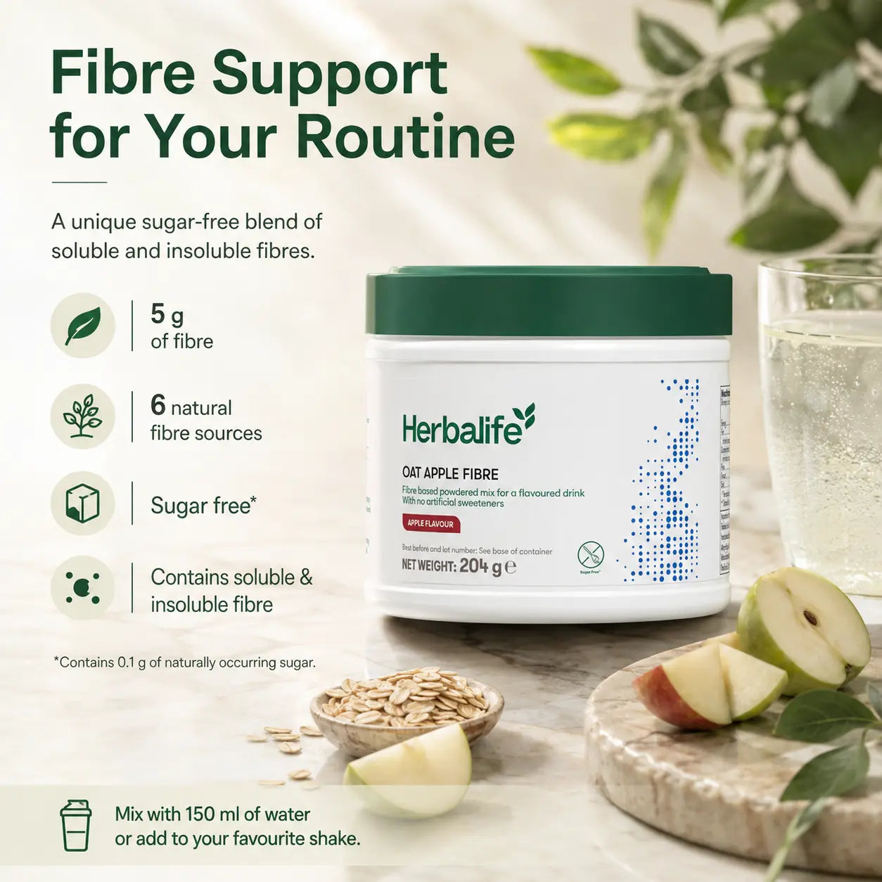 Oat Apple Fibre Drink Apple 204 g